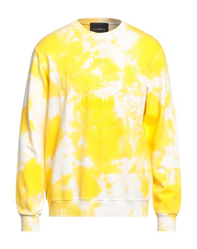John Richmond Man Sweatshirt Yellow Size Xxl Cotton