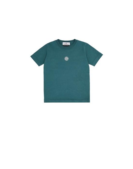 STONE ISLAND JUNIOR 21059 T-shirt manches courtes Homme Vert bouteille