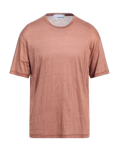 Costumein Man T-shirt Tan Size Xxl Linen In Brown