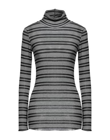 Croche Crochè Woman T-shirt Grey Size S Viscose, Polyamide, Elastane, Cashmere