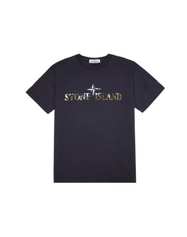 Stone Island Junior Teen Logo-print Short-sleeved T-shirt In Black