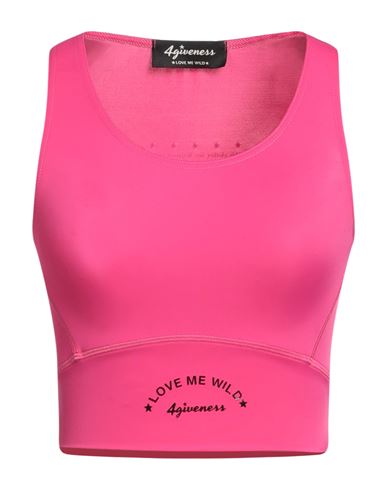 4giveness Woman Top Fuchsia Size S Polyamide, Elastane In Pink