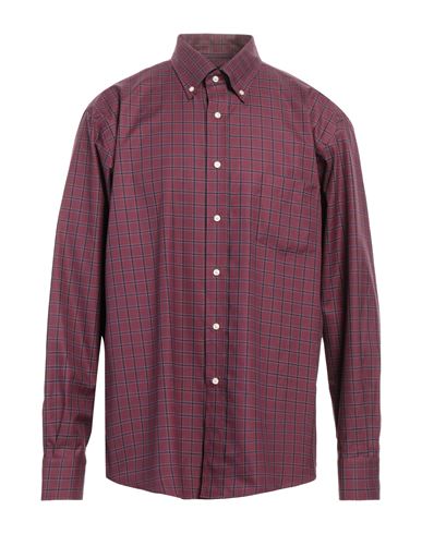 Mirto Man Shirt Deep Purple Size 3xl Cotton