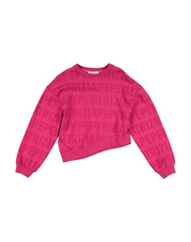 Patrizia Pepe Babies'  Toddler Girl Sweatshirt Fuchsia Size 6 Cotton In Pink