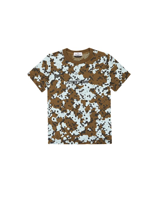STONE ISLAND JUNIOR 20231 SS T-SHIRT  T-Shirt Herr Militärgrün