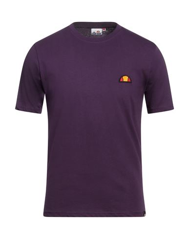 Ellesse Man T-shirt Deep Purple Size S Cotton