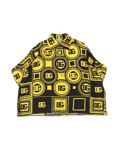 Dolce & Gabbana Babies'  Toddler Girl Shirt Yellow Size 7 Silk