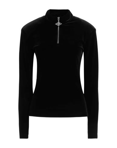 Han Kjobenhavn Han Kjøbenhavn Woman Sweatshirt Black Size 20 Polyester, Elastane