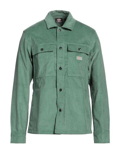 Dickies Man Shirt Green Size Xl Cotton