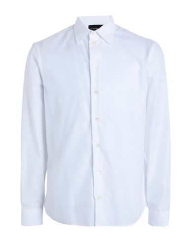 Emporio Armani Man Shirt White Size Xxxl Cotton