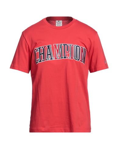 Champion Man T-shirt Red Size Xl Cotton