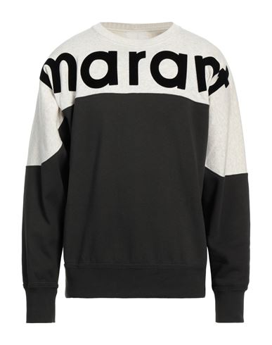 Isabel Marant Man Sweatshirt Lead Size M Cotton, Polyester, Polyamide In Grey