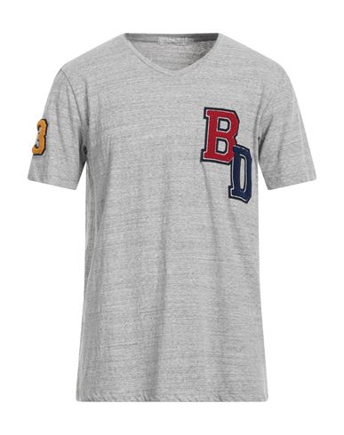 Brian Dales Man T-shirt Light Grey Size L Cotton