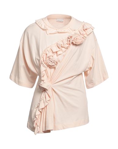 Dries Van Noten Woman T-shirt Blush Size S Cotton In Pink