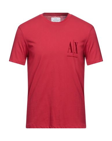 Armani Exchange Man T-shirt Red Size Xxl Cotton