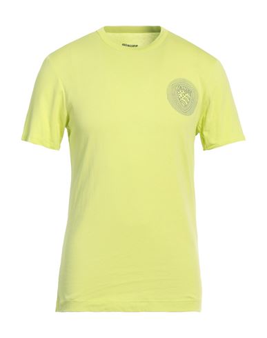 Blauer Man T-shirt Acid Green Size S Cotton