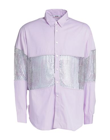 Gcds Man Shirt Pink Size Onesize Cotton, Crystal