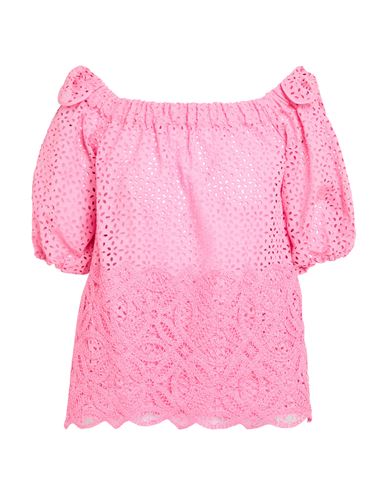 Woman Top Black Size 2 Cotton, Polyester