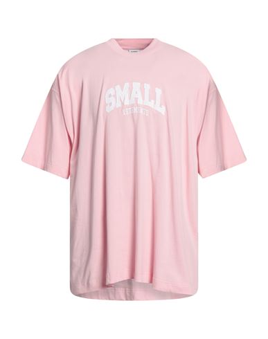 Shop Vetements Man T-shirt Pink Size Onesize Cotton