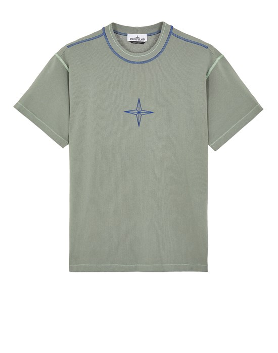  STONE ISLAND 21479 T-shirt manches courtes Homme Vert sauge