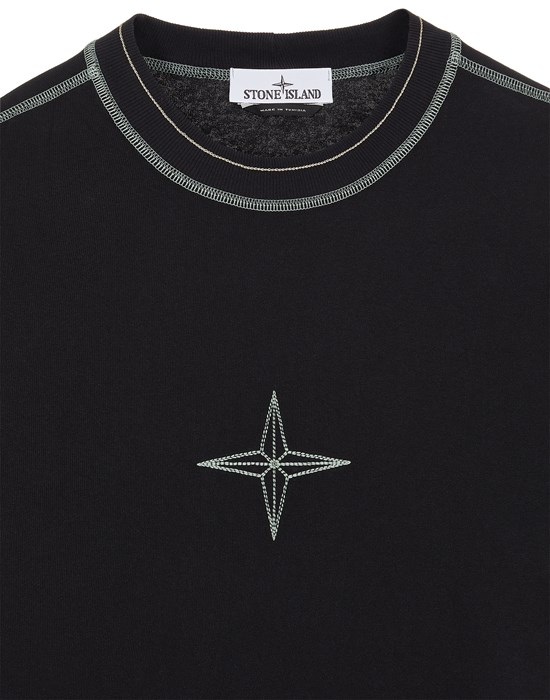 高品質安い3 STONE ISLAND ホワイト スウェットTシャツ size XL Tシャツ/カットソー(七分/長袖)