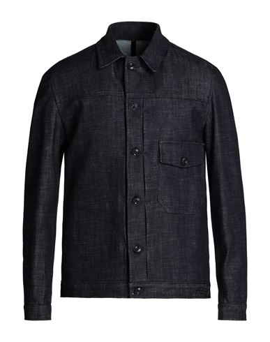 Trunk Man Denim Shirt Blue Size 40 Cotton, Elastane