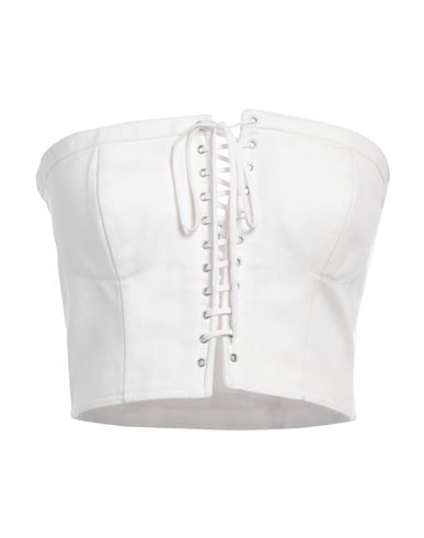 Shop Prada Woman Top White Size 6 Cotton