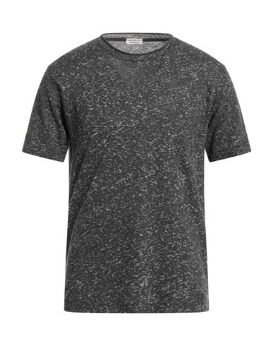 Wool & Co Man T-shirt Steel Grey Size M Cotton, Linen