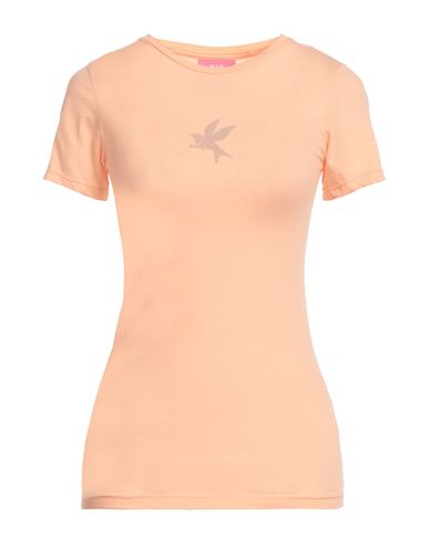 Shop One Teaspoon Woman T-shirt Apricot Size M Cotton In Orange