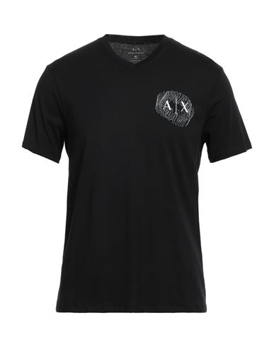 Armani Exchange Man T-shirt Black Size L Cotton