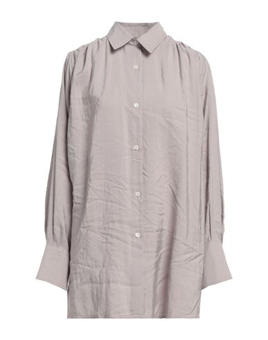 Shop Elvine Woman Shirt Light Grey Size M Modal, Polyester