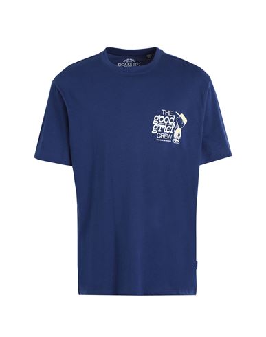 Only & Sons Man T-shirt Blue Size L Cotton