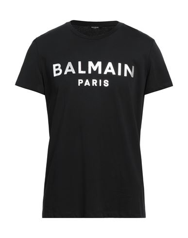 Balmain Printed T-shirt - Straight Fit In Black