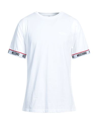 Moschino Man T-shirt White Size Xxl Cotton