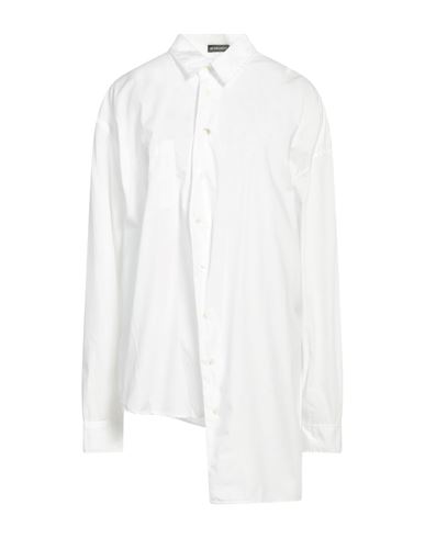 Ann Demeulemeester Woman Shirt White Size 10 Cotton