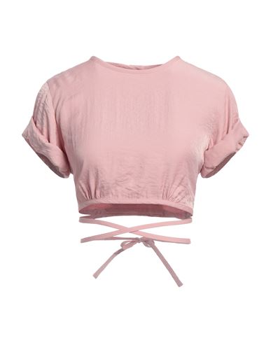 Soallure Woman Top Pink Size 4 Polyester, Rayon