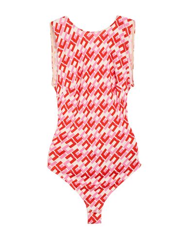 Elisabetta Franchi Woman Bodysuit White Size 8 Viscose In White