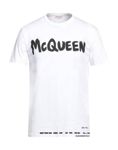 Shop Alexander Mcqueen Man T-shirt White Size Xxl Cotton