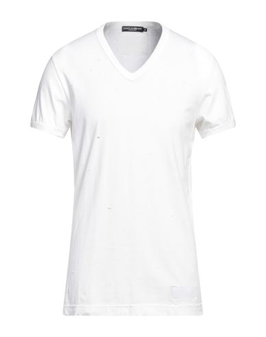 Dolce&Gabbana Camiseta Hombre Blanco 46,48,50,52,54,56 Hombre