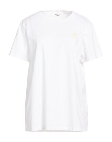 Isabel Marant Étoile Marant Étoile Woman T-shirt White Size L Organic Cotton In White