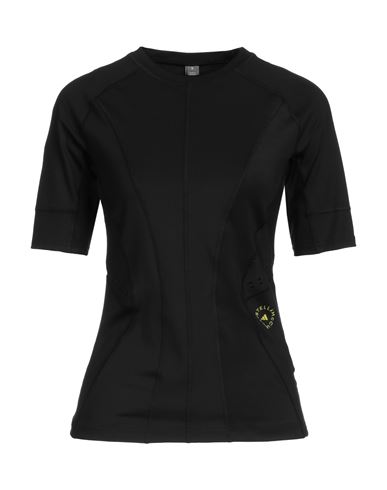 Adidas By Stella Mccartney Woman T-shirt Black Size L Recycled Polyester, Elastane