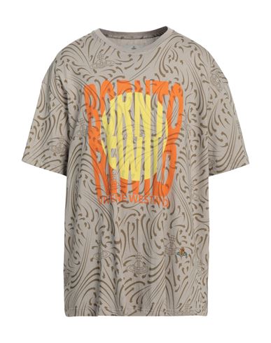 Camiseta Hombre Gris perla XL Hombre