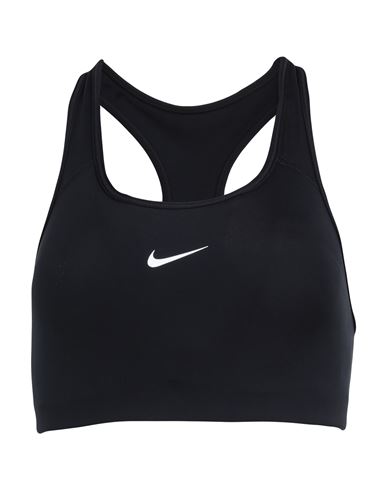 Nike Woman Top Black Size Xs Polyester, Elastane