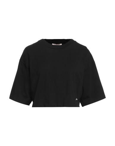 Hinnominate Woman T-shirt Black Size L Modal In Black