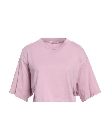 Hinnominate Woman T-shirt Lilac Size M Cotton, Elastane In Purple