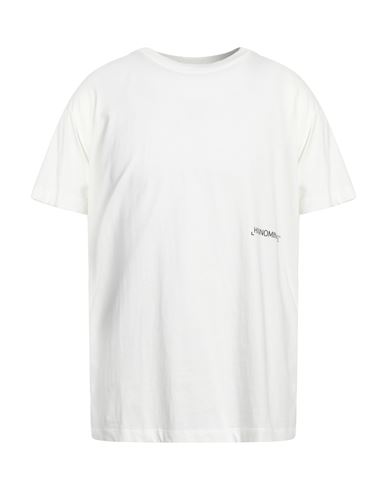 Hinnominate Man T-shirt White Size L Cotton, Elastane