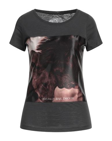 Bastille Woman T-shirt Steel Grey Size Xs Cotton