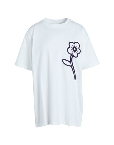 Kenzo Woman T-shirt White Size L Organic Cotton