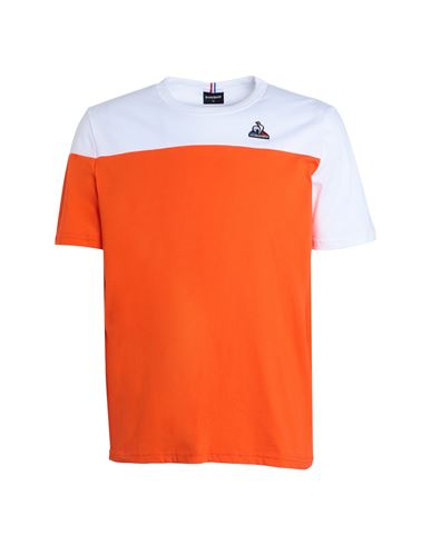Le Coq Sportif T-shirt Orange Size Xl Cotton