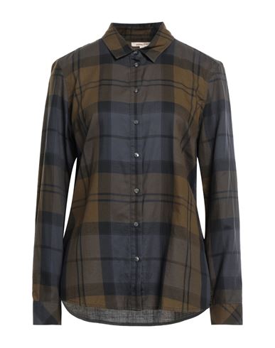 Barbour Woman Shirt Military Green Size 10 Cotton